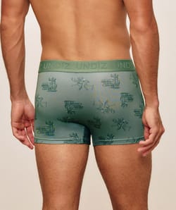 Boxer imprim&eacute; en microfibre;