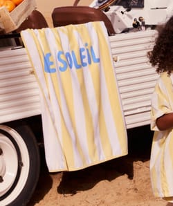 Striped beach towel 'Playa Le Soleil';