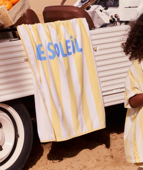 Striped beach towel 'Playa Le Soleil';