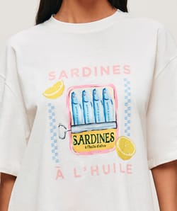 T-shirt and shorts set in jersey;