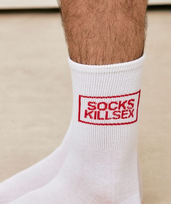 Message cotton socks;