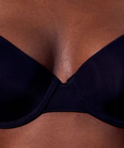 Microfiber push-up padded bra;