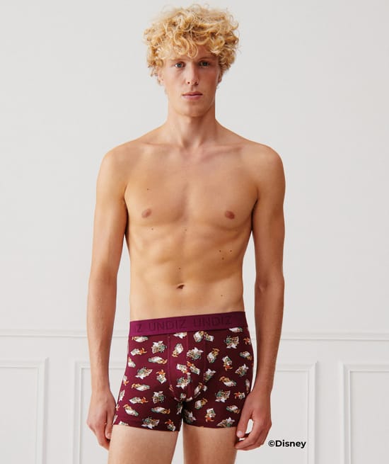 Patterned microfibre boxer shorts;