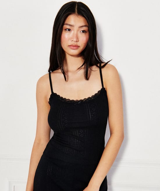 Jersey vest top;