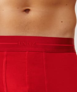 Jersey boxershort met opschrift;