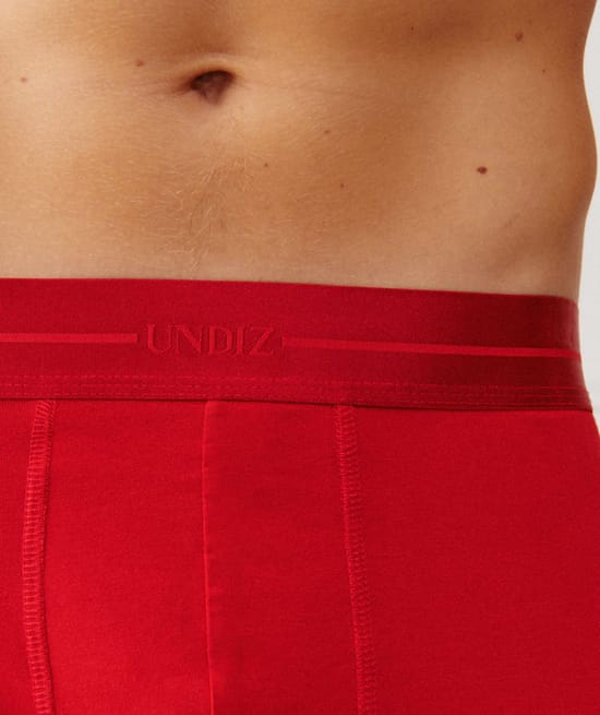 Jersey boxershort met opschrift;