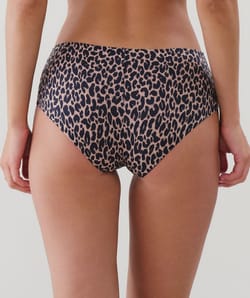 Shorty leopardo en microfibra - SOFTIZ;