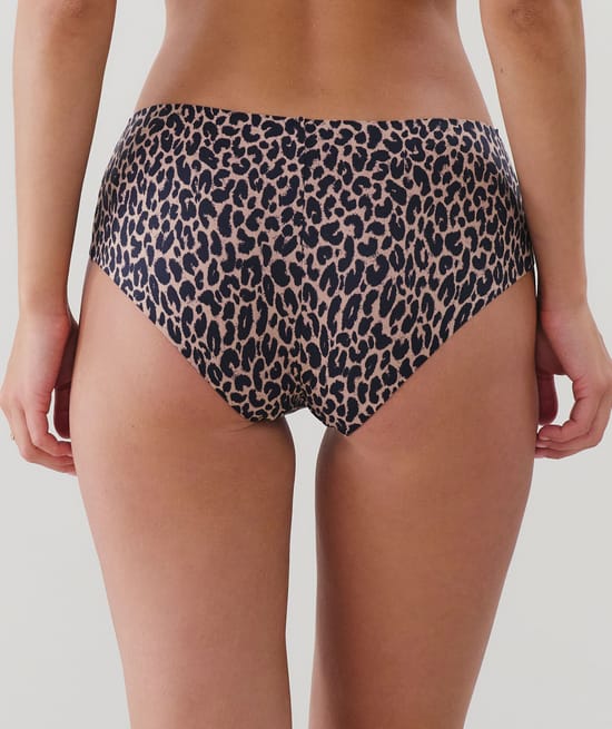 Shorty léopard en microfibre - SOFTIZ;