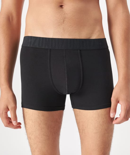 Boxer uni en coton;