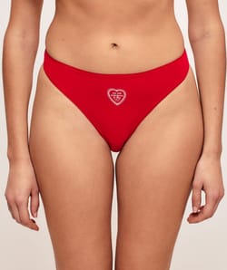 Lot de 3 strings coton &agrave; motifs;