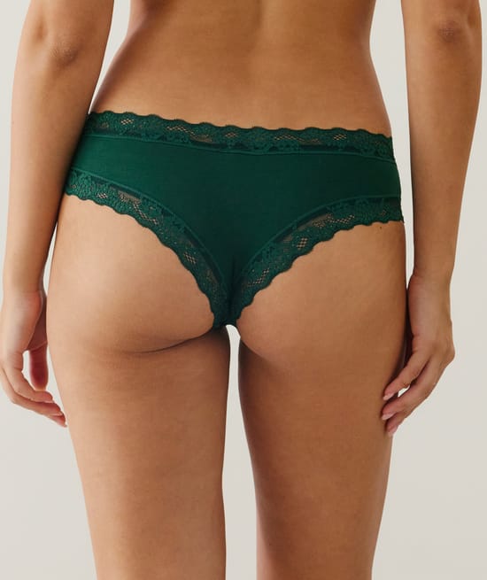 Cheeky en coton et dentelle;