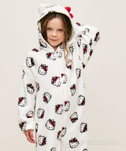 Combinaison sherpa Hello Kitty enfant;