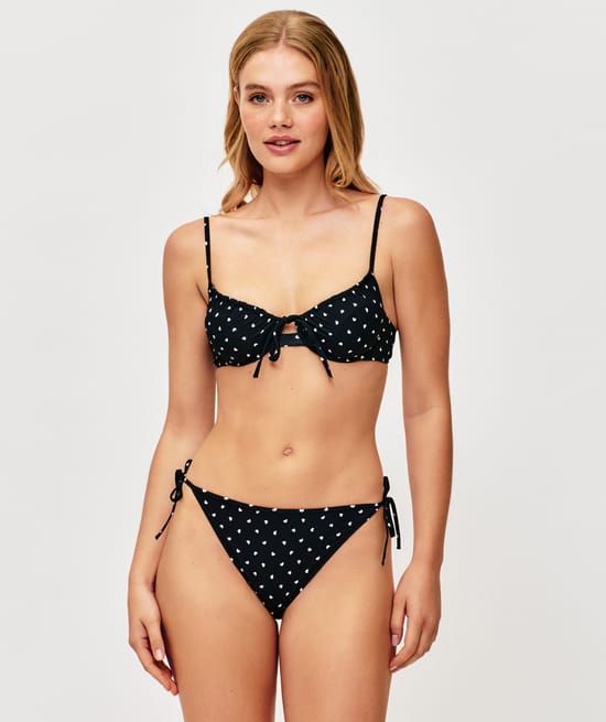 Bikini - Swimsuit bottoms with hearts;
