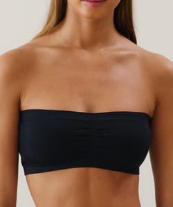New brooklyniz black bandeau bra;