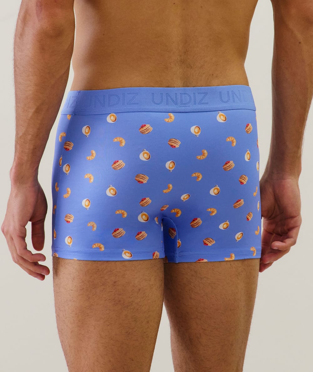 Boxer à motifs en coton;