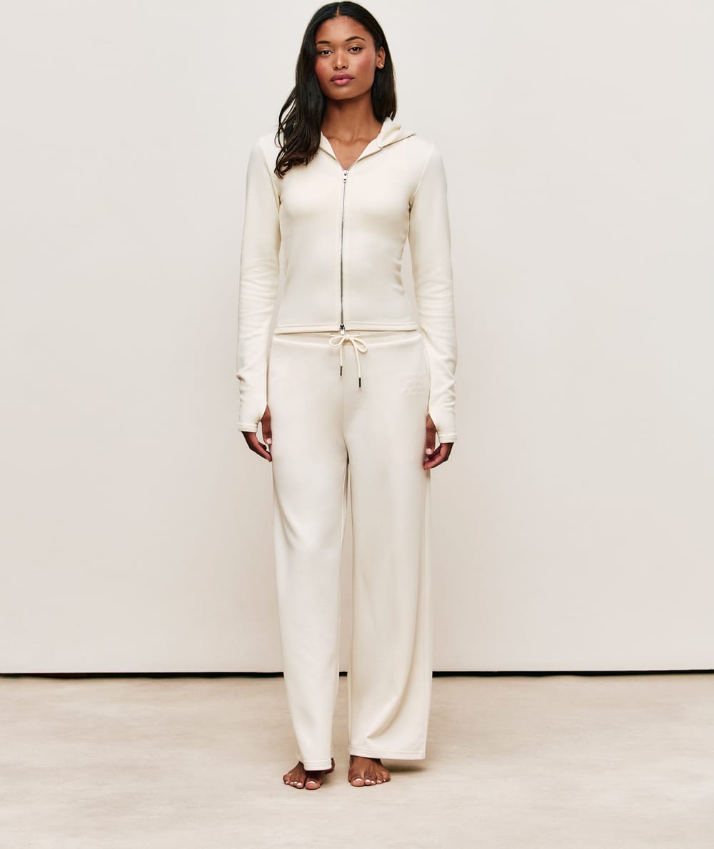 Pantalon avec broderie Self Love Club;