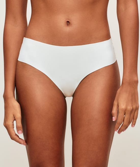 Cheeky microfiber and lace;