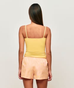 Vichy poplin shorts;