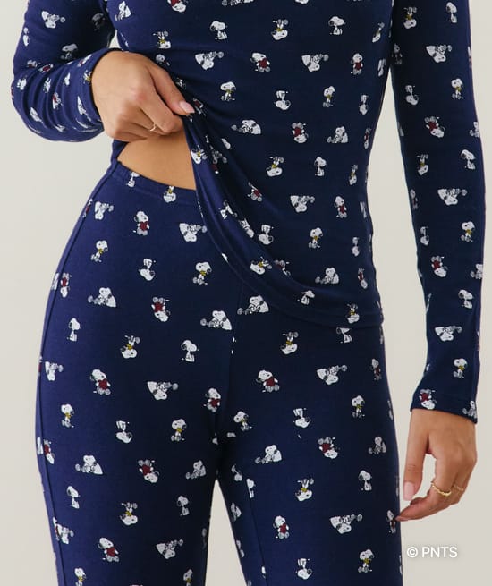 Legging de jersey Snoopy;