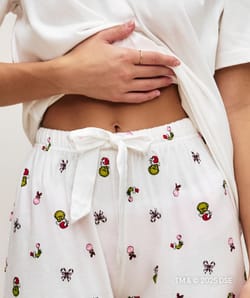 Katoenen Grinch broek;