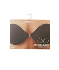 Stick-on strapless bra;