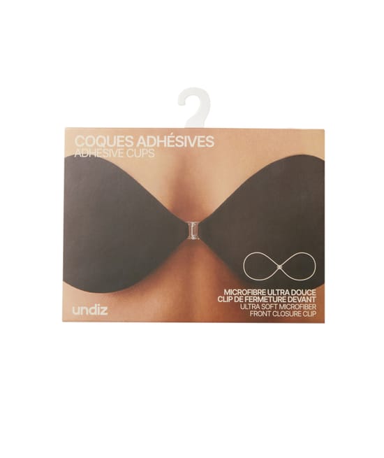 Stick-on strapless bra;