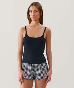 Jersey tank top;