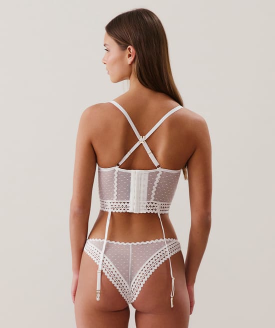 Guêpière en dentelle;