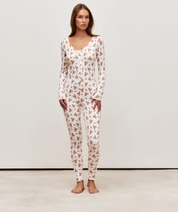 Mono largo de punto con ositos;