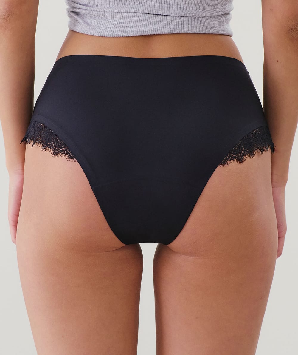 Flujo medio - Braga menstrual cheeky;