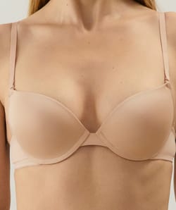 Soutien-gorge push-up en microfibre;
