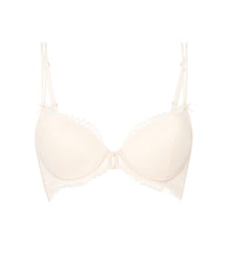 Padded lace bra;