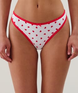 Patterned thong;