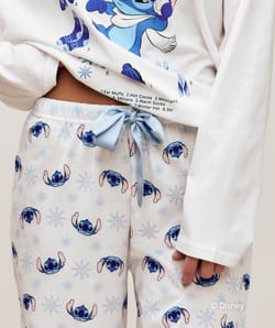 Stitch cotton trousers;