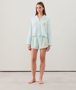 Camisa estampada;