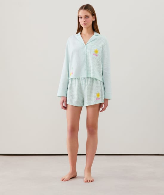 Chemise à motifs;
