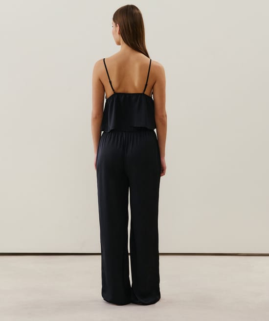 Pantalon en satin;