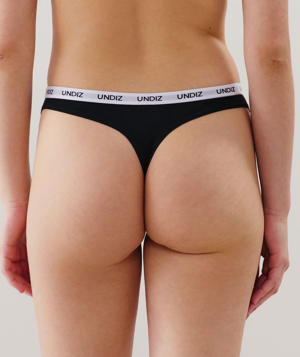 Cotton thong;