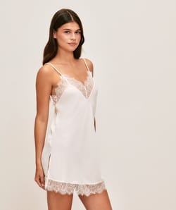 Satin dress;