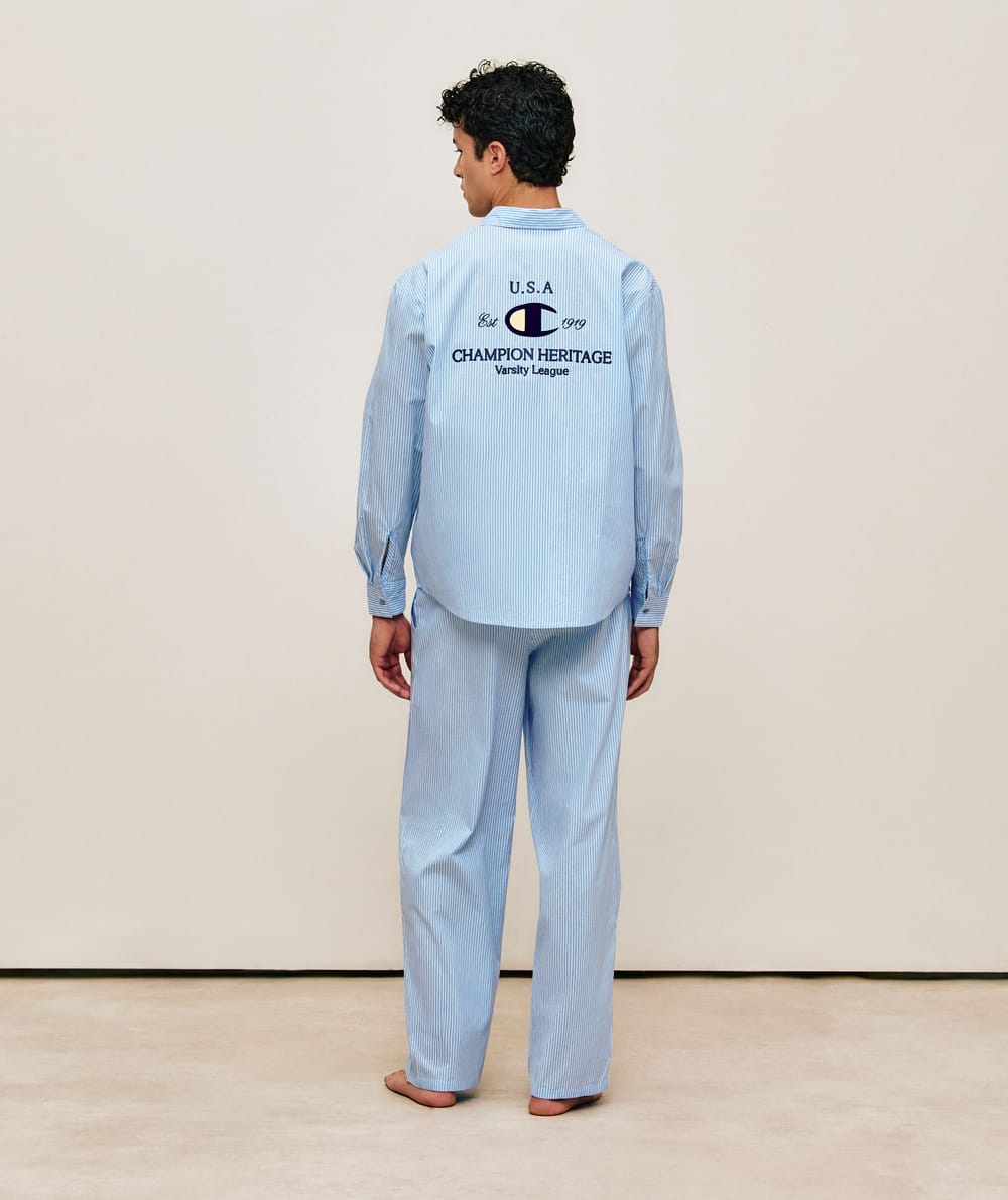 Champion striped cotton shirt;