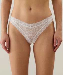 Lace brief;