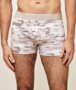 B&oacute;xer de microfibra con estampado de camuflaje;