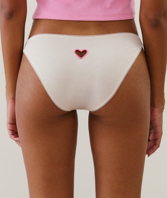 Cotton heart brief;