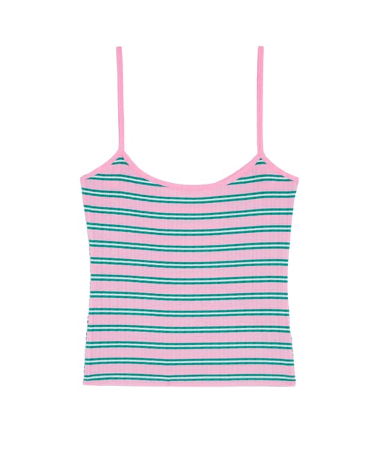 Gestreepte top;
