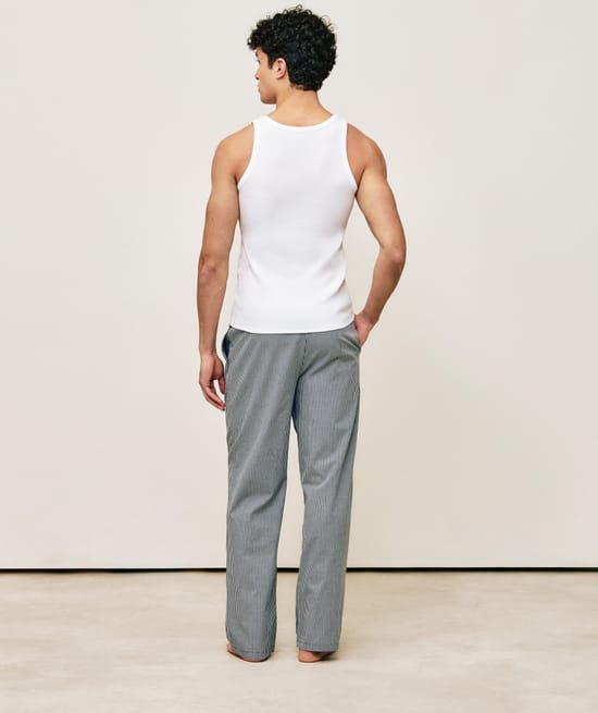 Pantalon &agrave; carreaux;