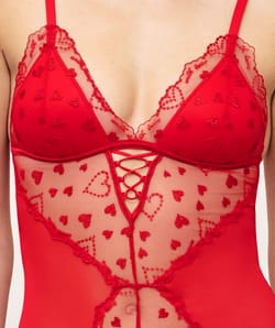 Body mesh broderies c&oelig;urs;