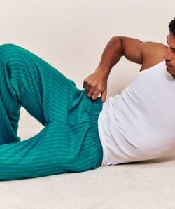 Pantalon à rayures;