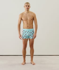 Boxer de algodón con estampado;