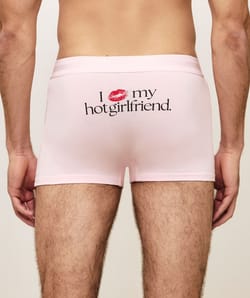 Boxer en coton "I love my hot girlfriend;