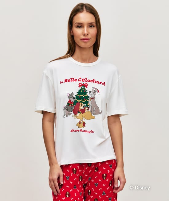 Ensemble de pyjama La belle et le clochard;